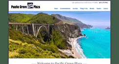 Desktop Screenshot of pacificgroveplazaresort.com