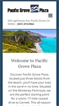 Mobile Screenshot of pacificgroveplazaresort.com